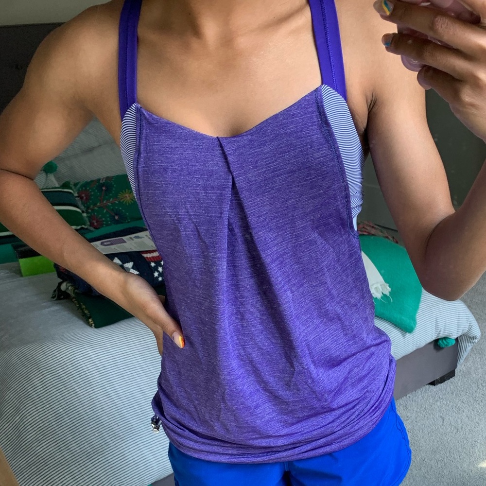 Lululemon Purple Practice Freely Tank